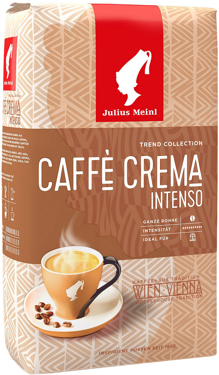 Кофе в зернах Julius Meinl "Кафе крема интенсо Тренд коллекция", 1 кг ...