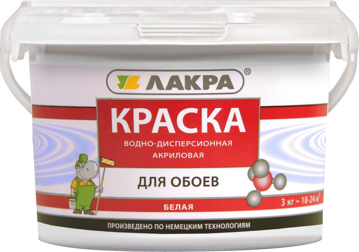 Поклейка обоев на вододисперсионную краску