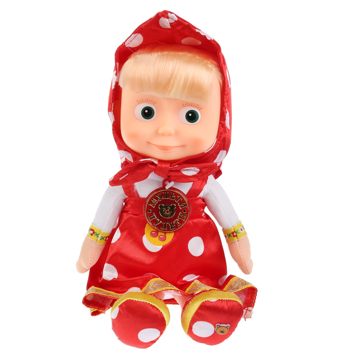 Игрушка мягкая Маша и Медведь, Маша 29см. Мульти-пульти — купить в ...