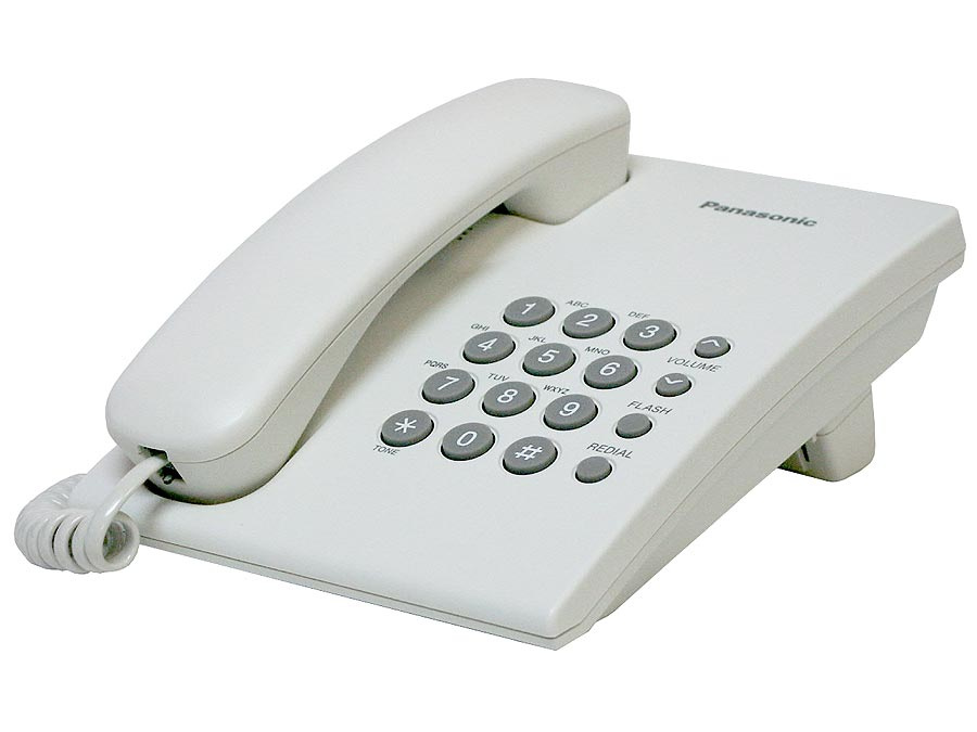 Проводной Телефон PANASONIC KX-TS2350 RUW — купить в интернет-магазине ...