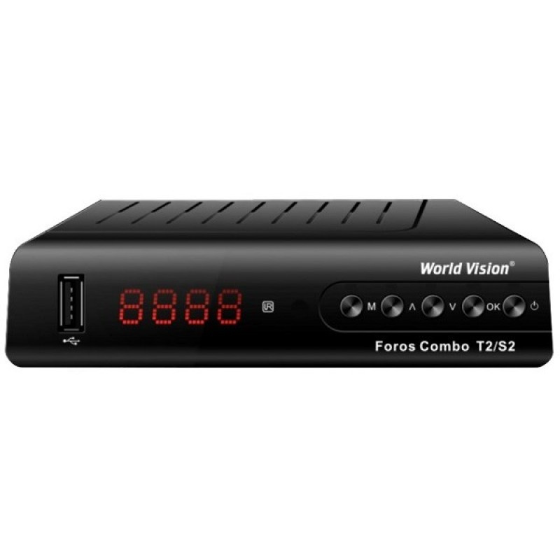 ТВ-тюнер World Vision Foros Combo T2/S2 , черный — купить в интернет ...