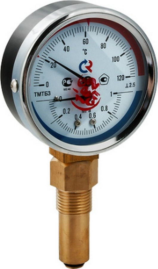 Valtec Термоманометр ТМТБ-31T Dy 80 с задним подключением 1/2\", 10 бар ...