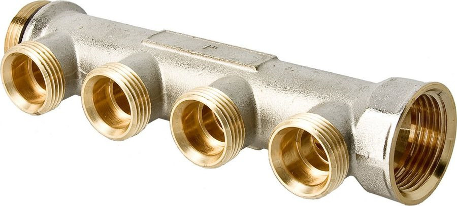 Valtec Коллектор сантехнический 1\"х 2 выхода, евроконус 3/4 - купить в ...