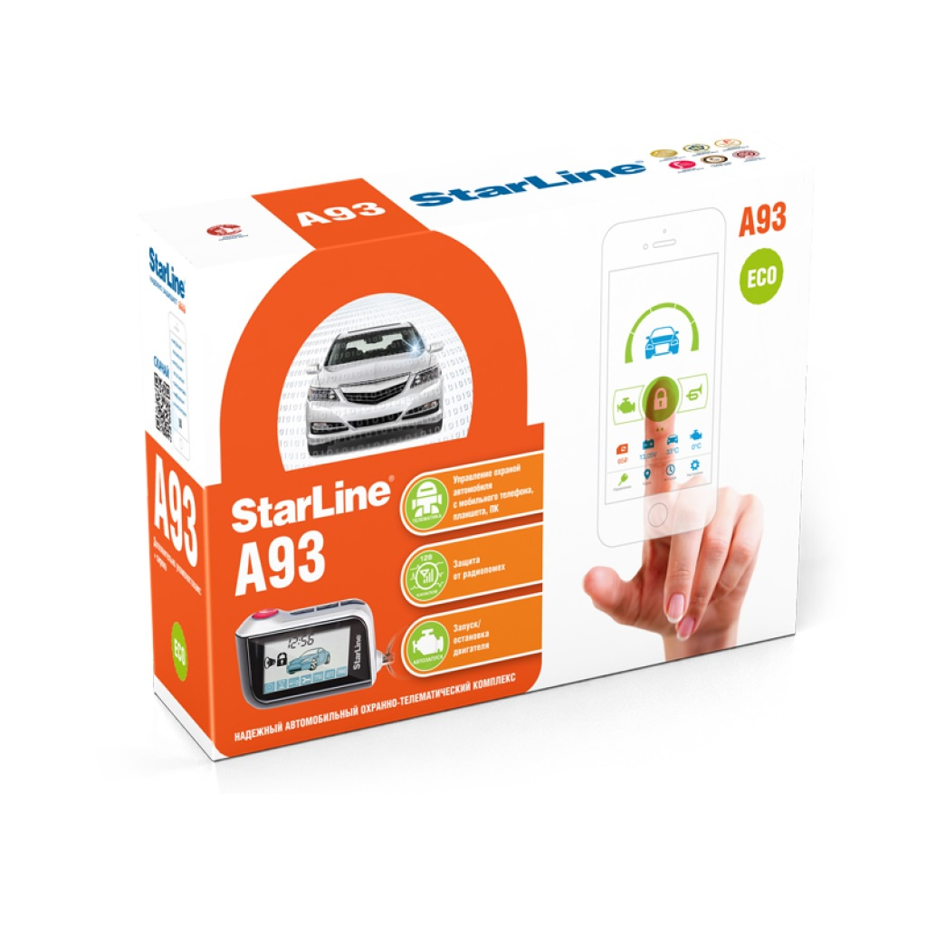 Автосигнализация Starline A93 2CAN+2LIN ECO — купить в интернет ...