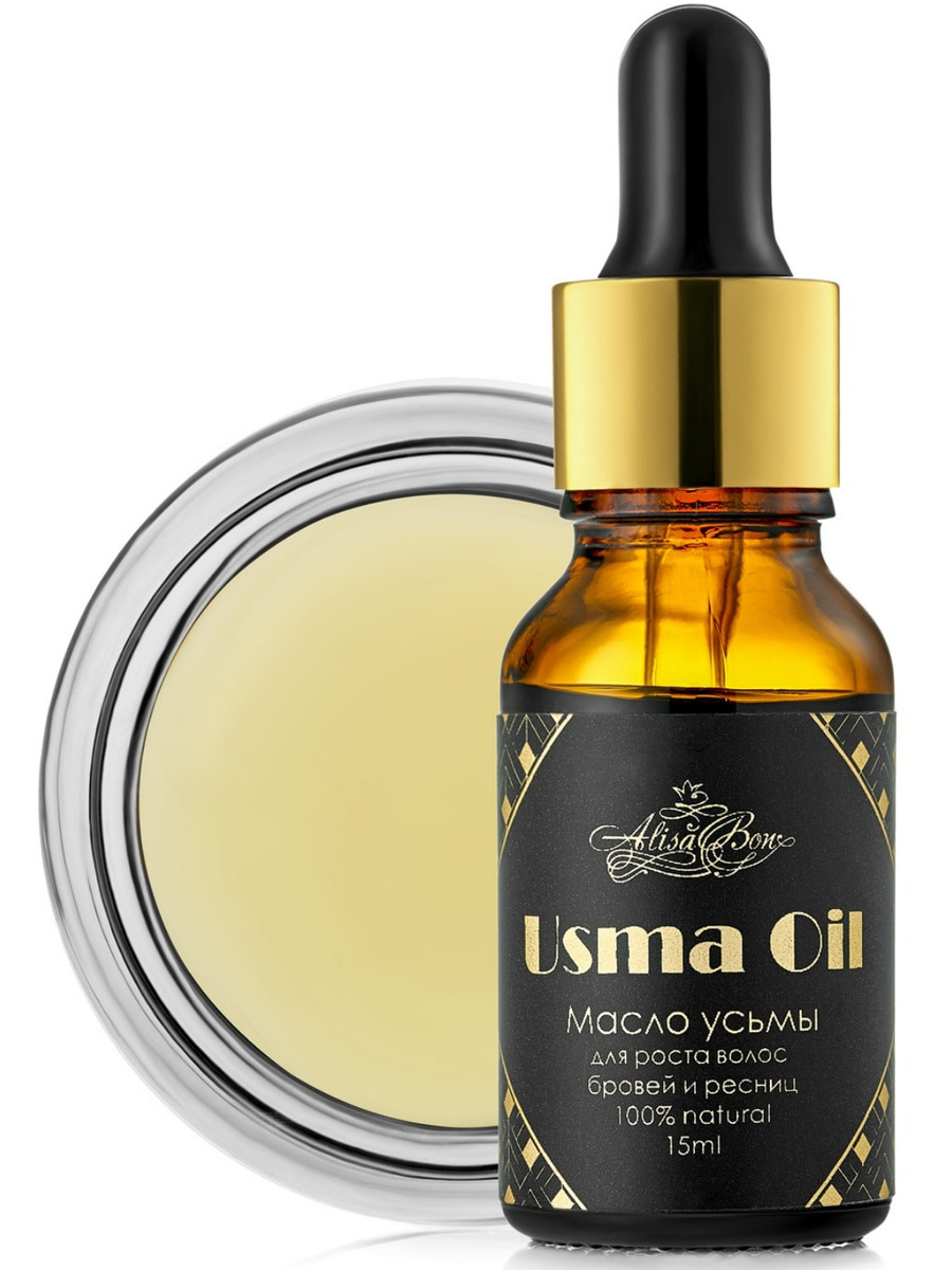 Масло усьмы для роста волос, бровей и ресниц "Usma Oil