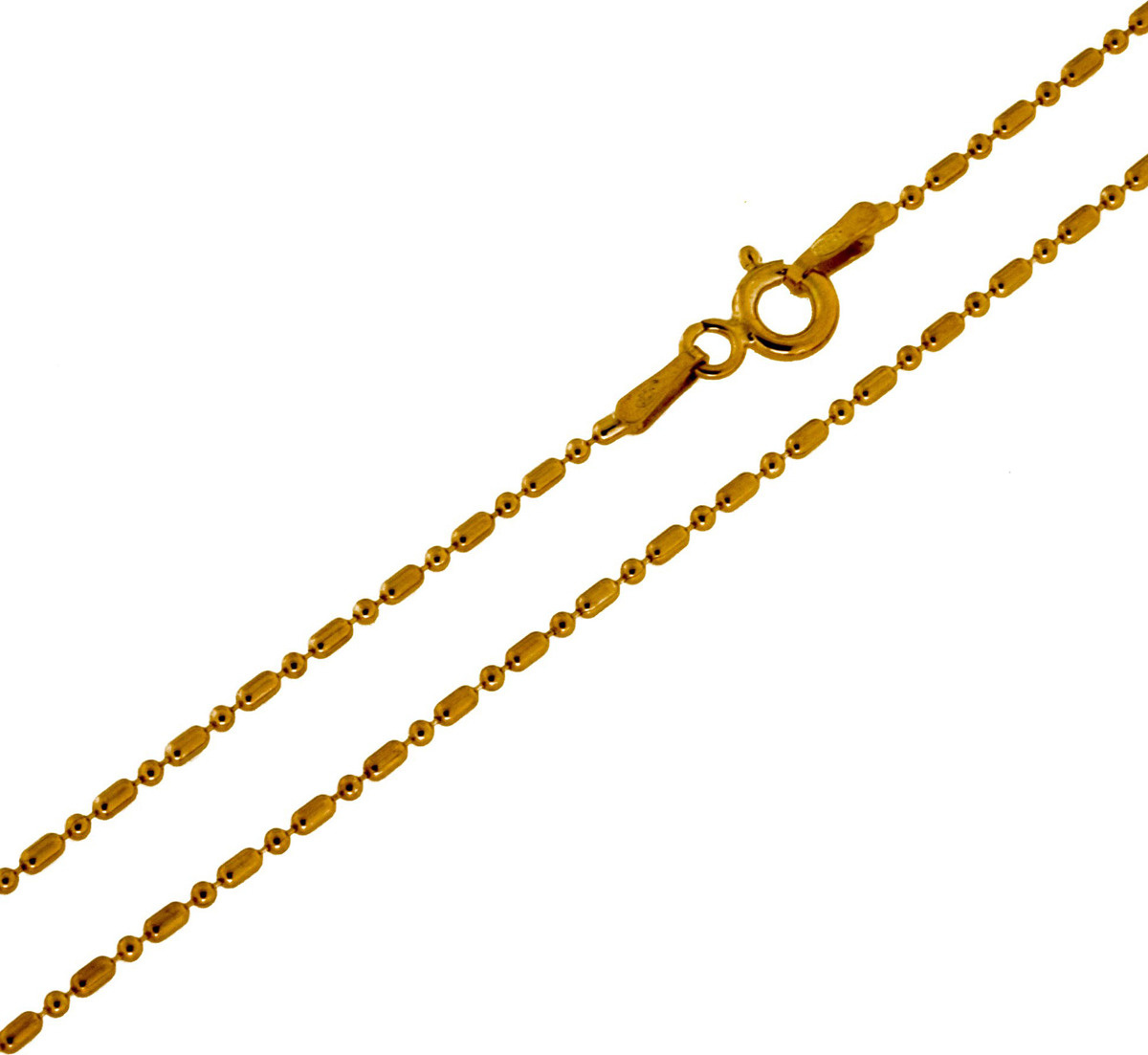 Венецианское плетение цепочки из золота