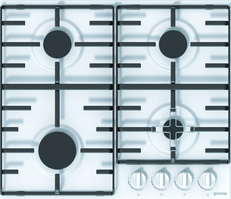 Варочная панель Gorenje G640W, встраиваемая, газовая, белый — купить в ...