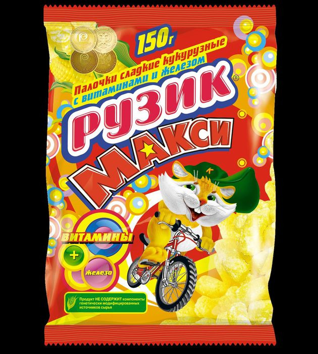 Кукурузные палочки Рузик "Макси", 150 г