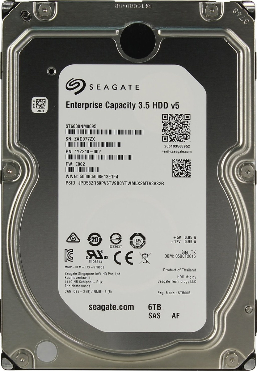 6 ТБ Внутренний жесткий диск Seagate Exos 7E8 (ST6000NM0095) — купить в ...