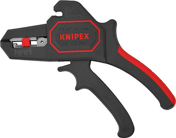 Стриппер Knipex, KN-1262180, красный, черный - купить по выгодной цене ...