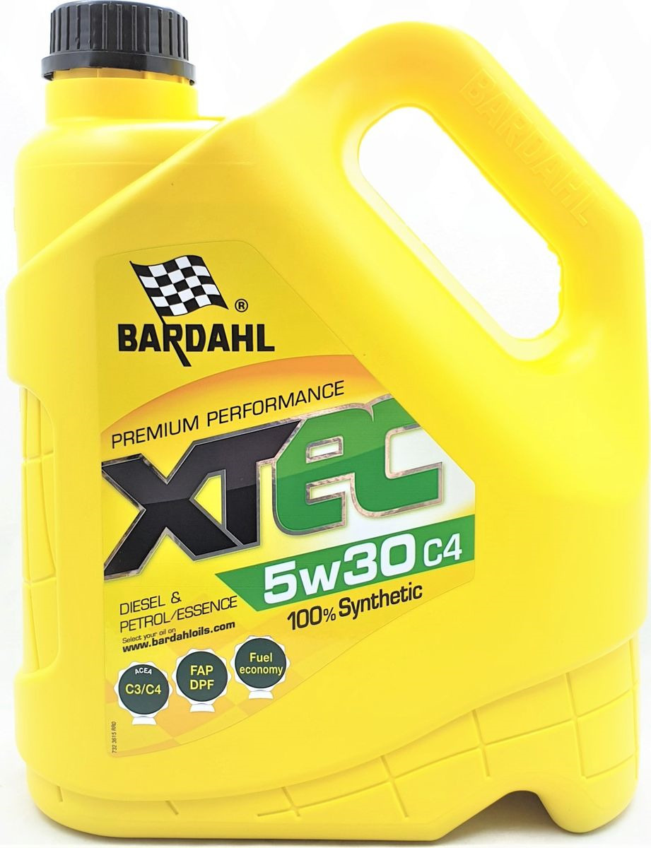 Моторное масло Bardahl Xtec 5W-30 Синтетическое 4 л - купить в интернет ...