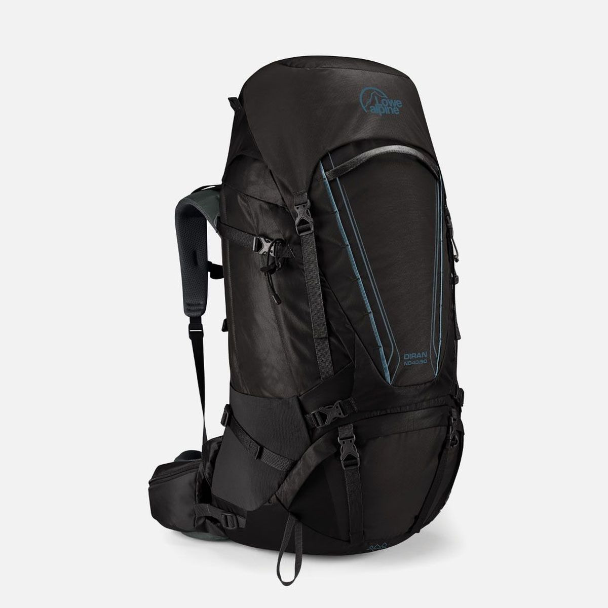 Рюкзак туристический Lowe Alpine Diran ND40:50 серый, черный, 40 л ...