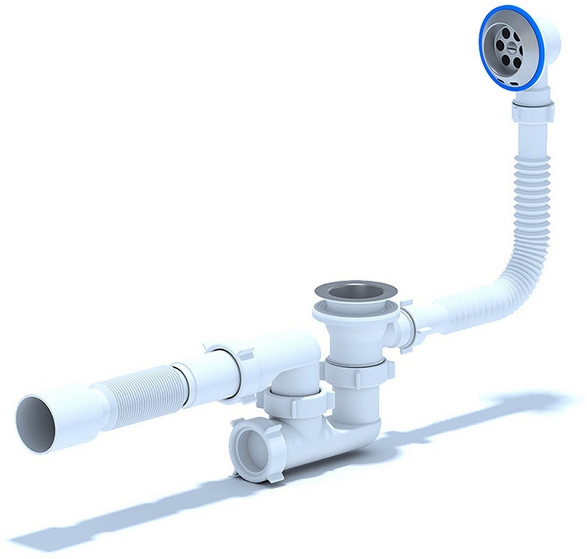 АНИ Пласт Сифон для ванны с выпуском - купить по выгодной цене в ...