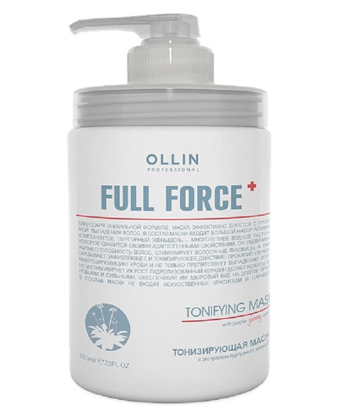 Маска FULL FORCE против выпадения волос OLLIN PROFESSIONAL тонизирующая ...