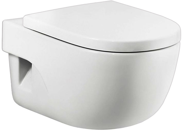 Подвесной унитаз Roca, направление выпуска: Горизонтальное (в стену ...