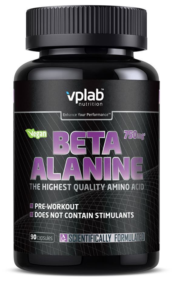 Бета-аланин VPLAB Nutrition Beta-alanine, 90 капсул — купить в интернет ...