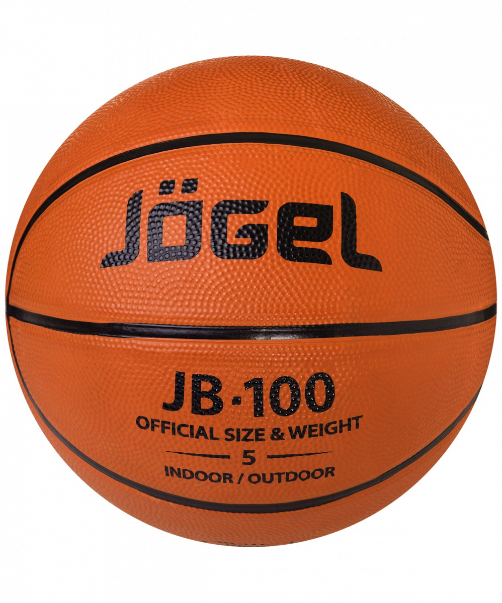 Мяч баскетбольный JOGEL JB-100, 5 размер, коричневый  по выгодной .