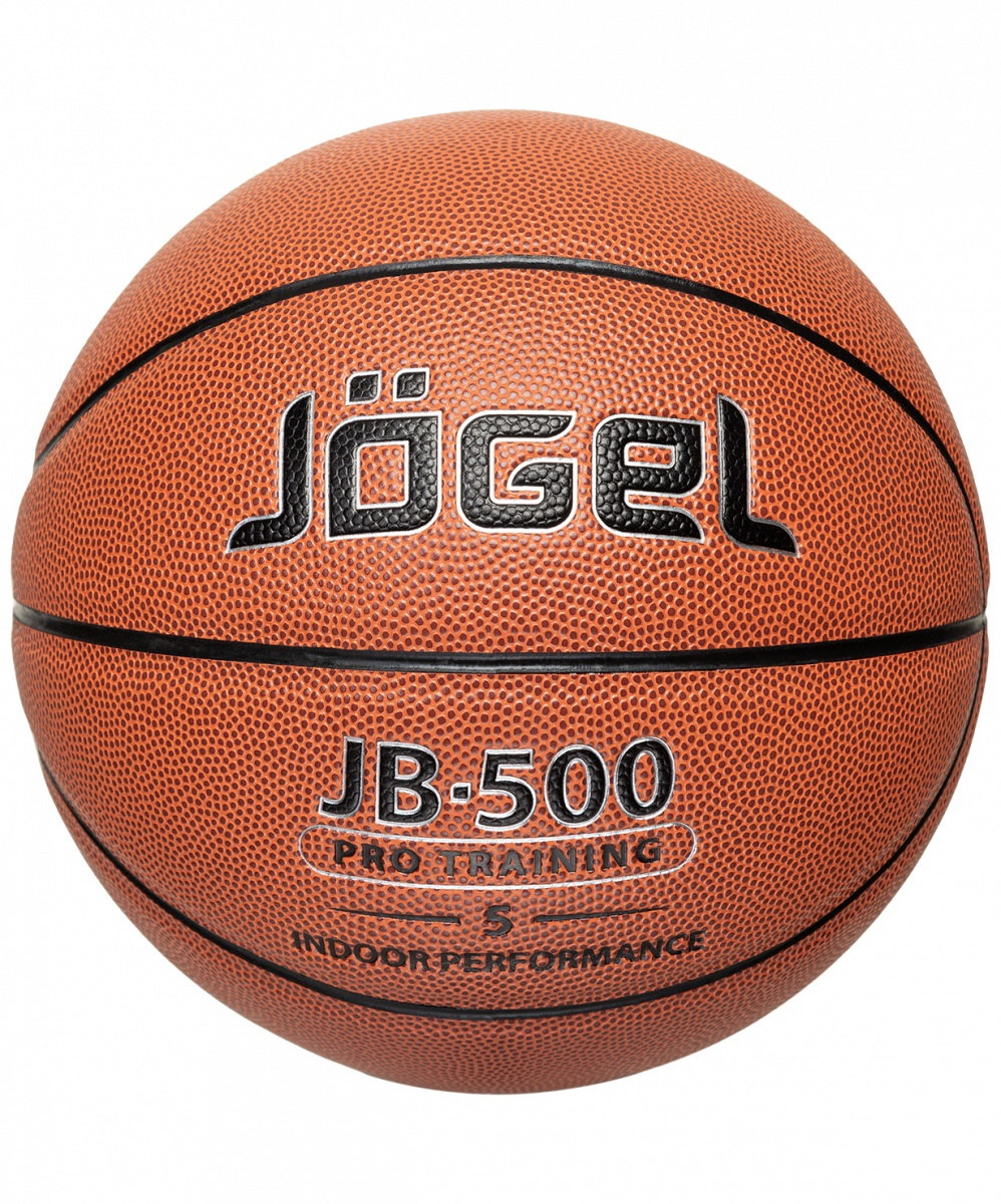 Мяч баскетбольный JÖGEL JB-500 №5, коричневый купить по низкой цене в ...