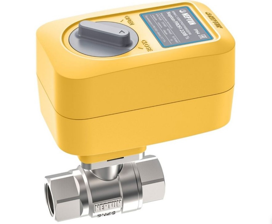 Кран шаровый с электроприводом Neptun PROFI 12В 1/2 - купить по низкой ...