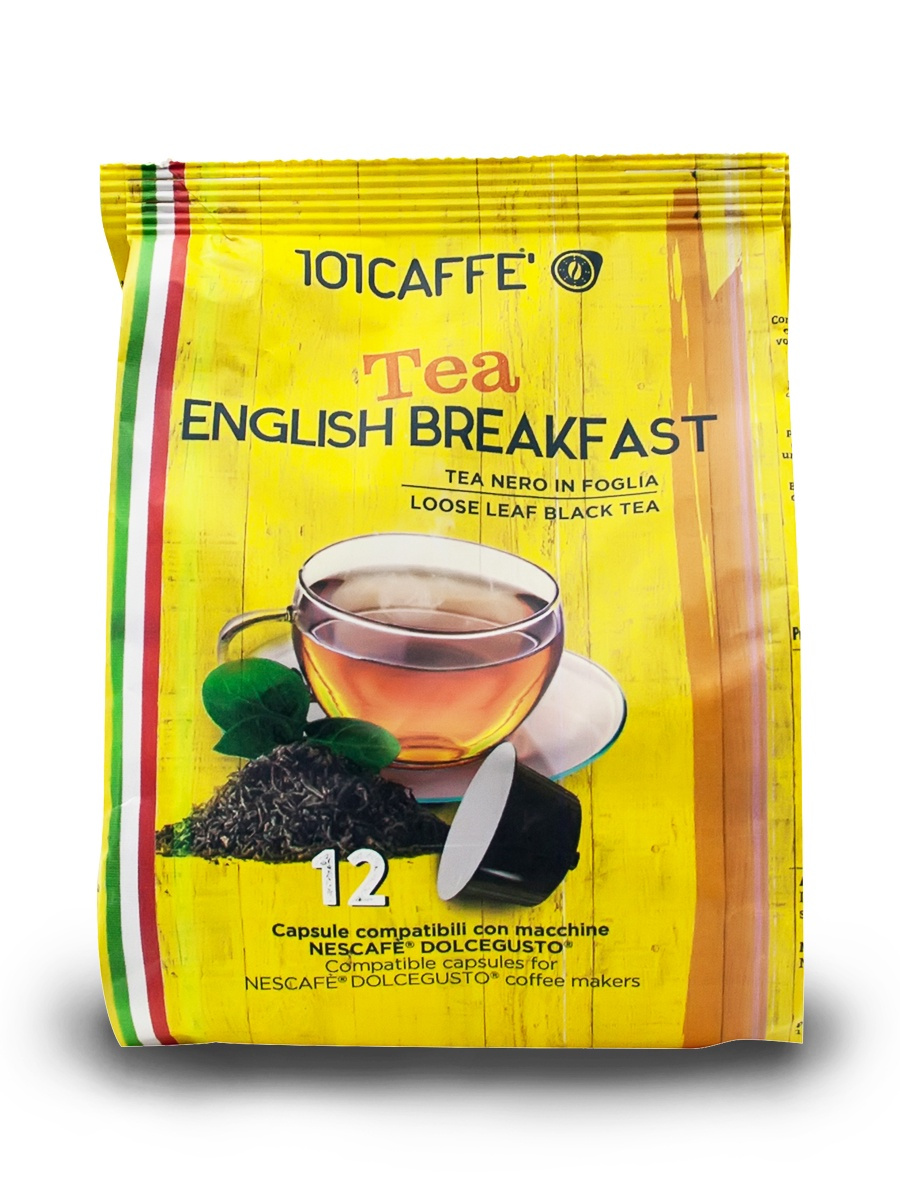 Чай в капсулах 101CAFFE English Breakfast Tea стандарта Dolce Gusto ...