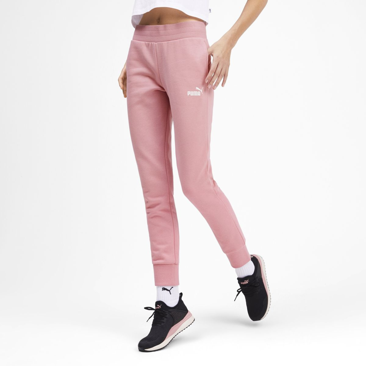 puma essentials fleece pants