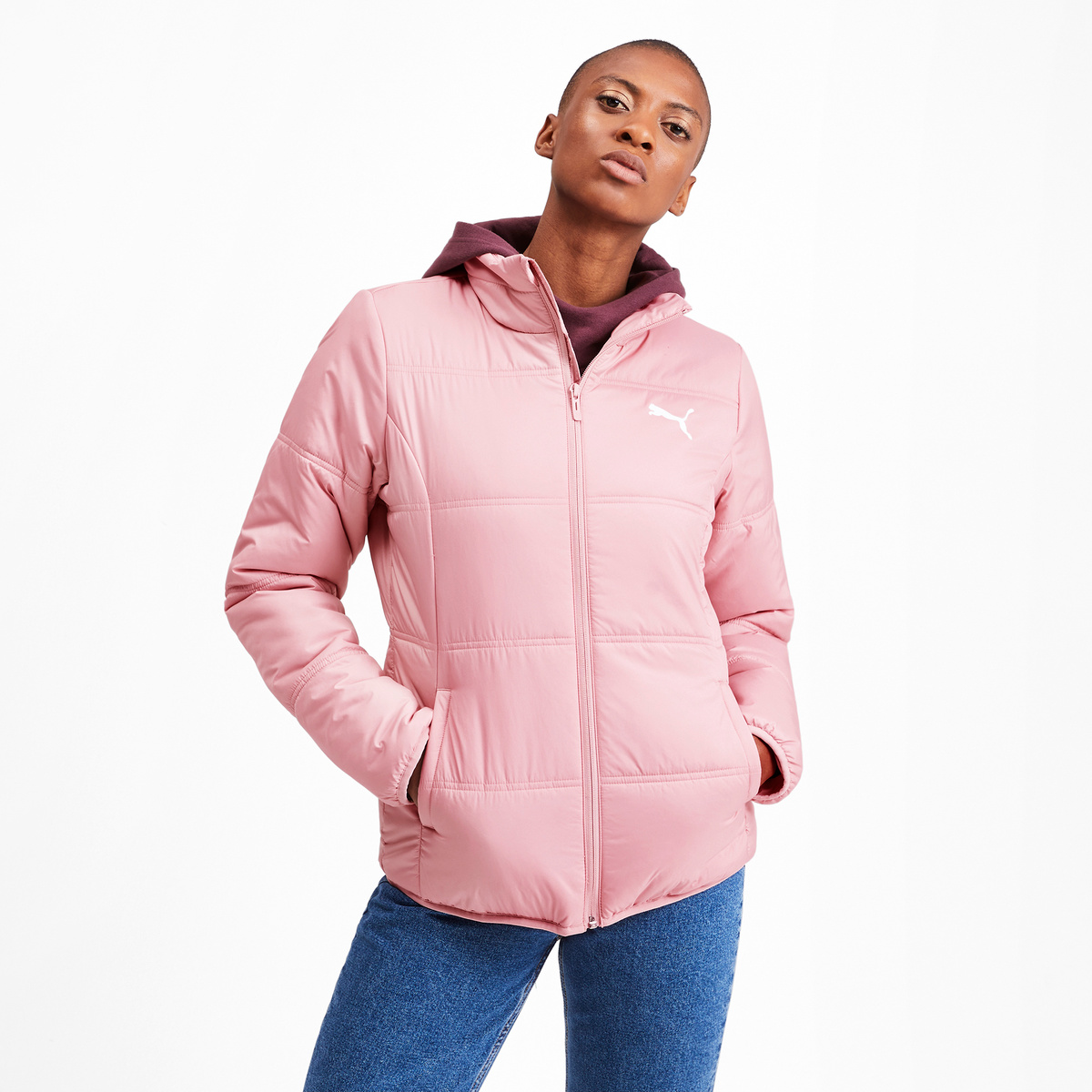 puma essentials padded jacket