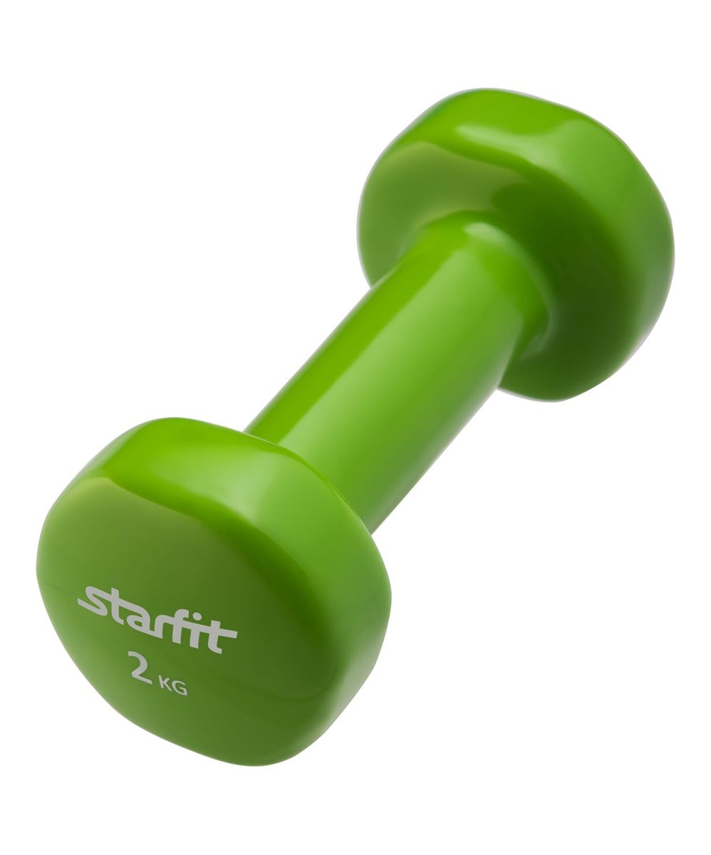 Starfit Винил, 2 шт. по 2 кг, зеленый цвет —  в интернет .