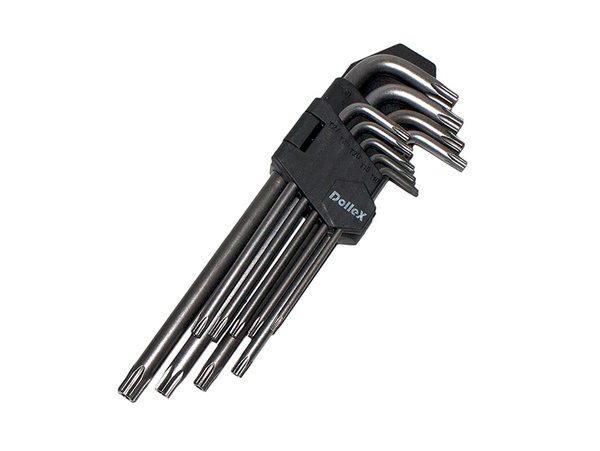 DolleX Набор ключей Г-образных торкс 9 шт. Т10-Т50 , L:180mm SGT-009 ...