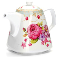 Заварочный чайник Loraine "Цветы", 1,1 л. 26548. Спонсорские товары