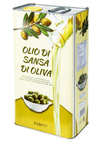 Оливковое масло для жарки Olio di sansa di oliva  5 л   ( Италия ). Спонсорские товары