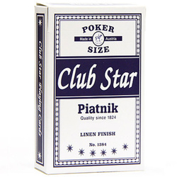 Профессиональные игральные карты "Club Star", цвет: синий, 55 листов. ХИТ ПРОДАЖ