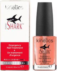 Kinetics, Укрепитель для ногтей Nano Shark (Акула). Мгновенная скорая помощь для сильно поврежденных ногтей, 15 мл. Хиты продаж