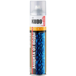 Водоотталкивающая пропитка KUDO "Защита от воды", для одежды и обуви, для кожи и текстиля, аэрозоль, 400 мл. Хиты продаж