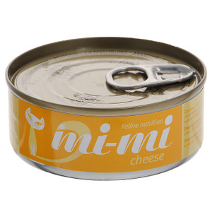 Купить Консервы для кошек и котят Mi-Mi, с сыром, 80 г