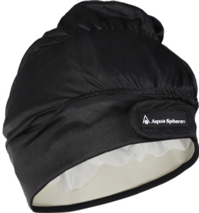 Купить Шапочка для плавания Aqua Sphere Aqua Comfort, цвет: черный