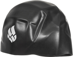 Купить Шапочка для плавания Mad Wave R-Cap Fina Approved L, цвет: черный