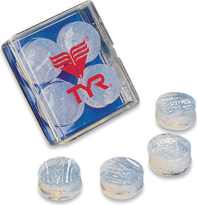 Купить Беруши для бассейна Tyr Soft Silicone Ear Plugs, цвет: прозрачный. LEP