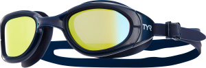 Купить Очки для плавания Tyr Special Ops 2.0 Polarized, цвет: синий, золотой. LGSPL