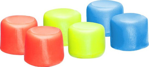 Купить Беруши для бассейна TYR Youth Multi-Colored Silicone Ear Plugs, цвет: мультиколор, 6 шт. LEPY970