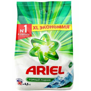Купить Стиральный порошок Ariel Горный родник автомат, 4,5кг