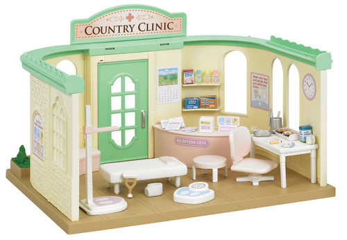 sylvanian families country clinic gift set