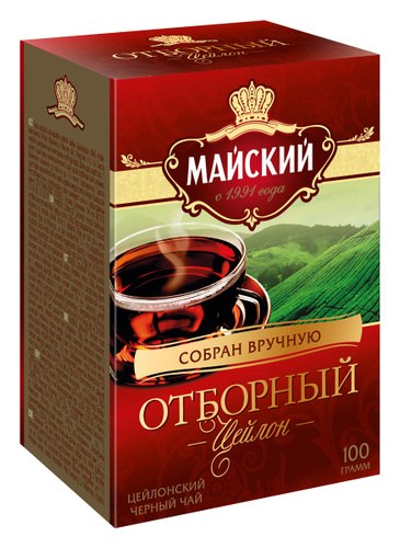 Отзывы на <b>Майский Отборный черный листовой</b> чай, 100 г от ...