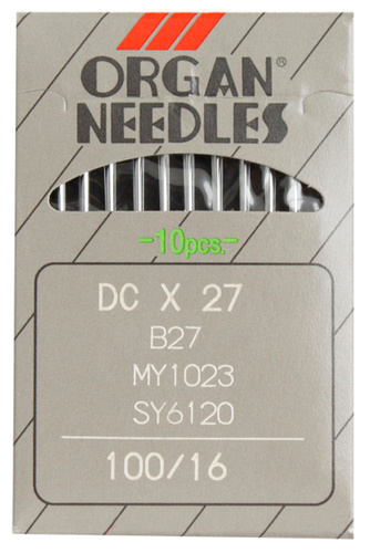 igly dlya promyshlennyh shvejnyh mashin organ dch27 100 10 sht