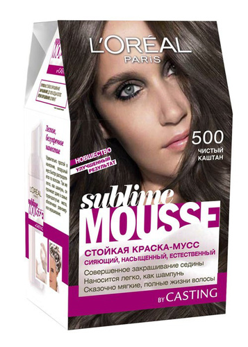 Краска для волос sublime mousse оттенок 200 чувственный черный