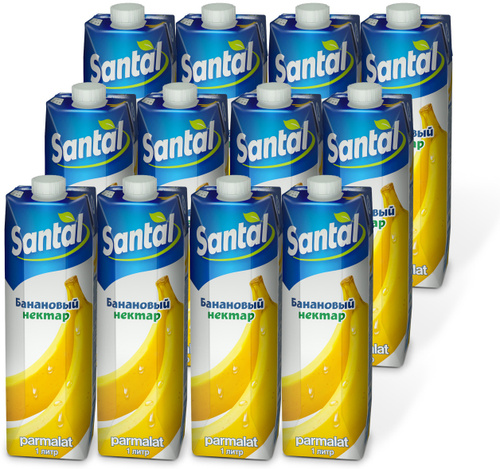 Отзывы на <b>Нектар Santal Банановый</b>, <b>12</b> шт по 1 л от ...