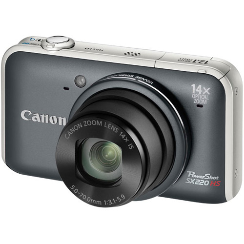 Компактный фотоаппарат Canon PowerShot SX220 HS, серый - купить по ...