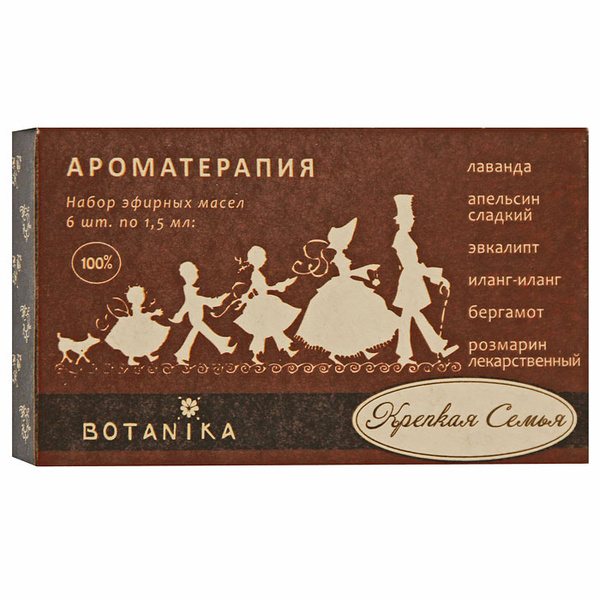 Botanika Набор эфирных масел Botanika "Крепкая семья", 6x1,5 мл Эфирное ...