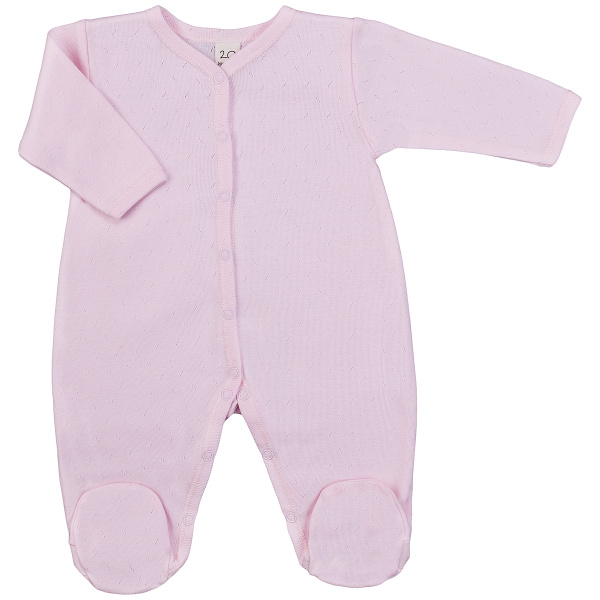 Комбинезон домашний Lucky Child, розовый 62/68 размер, Девочки, На ...