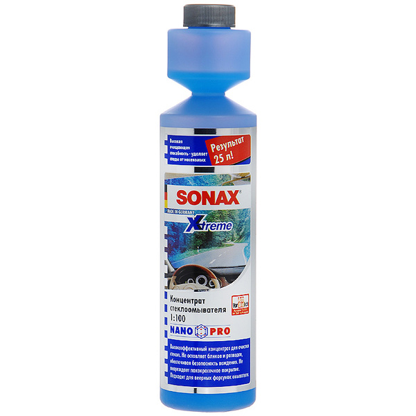 Sonax Жидкость стеклоомывателя Концентрат, 0.25 л - купить с доставкой ...