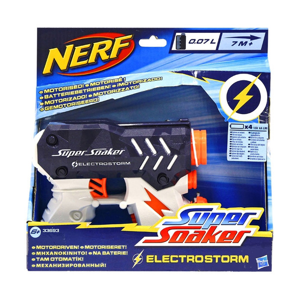 Nerf водный бластер Super Soaker Electrostorm купить с доставкой по выгодным ценам в